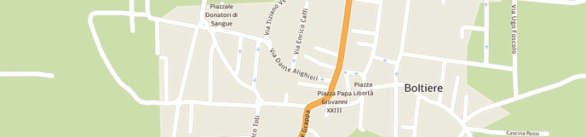 Mappa della impresa bruno michele a BOLTIERE