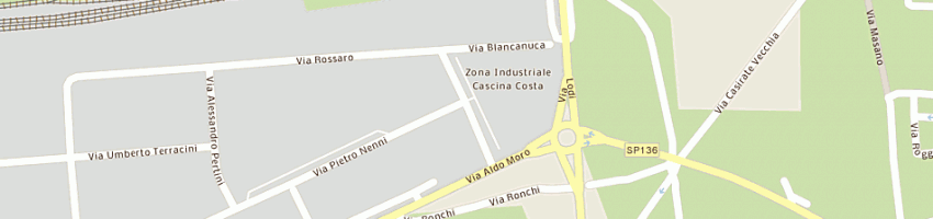 Mappa della impresa arredamenti facchetti snc di facchetti bruno e c a TREVIGLIO