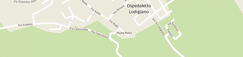 Mappa della impresa comune di ospedaletto lodigiano a OSPEDALETTO LODIGIANO