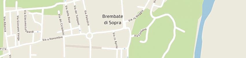 Mappa della impresa preda pietro di preda pietro e c (snc) a BREMBATE DI SOPRA
