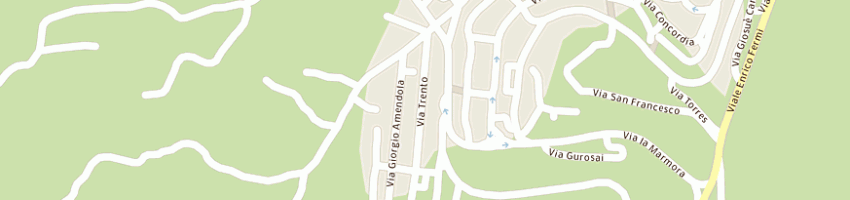 Mappa della impresa tipografia arti grafiche su craminu a DORGALI