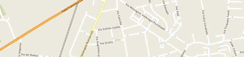 Mappa della impresa capelli mario a TREVIGLIO