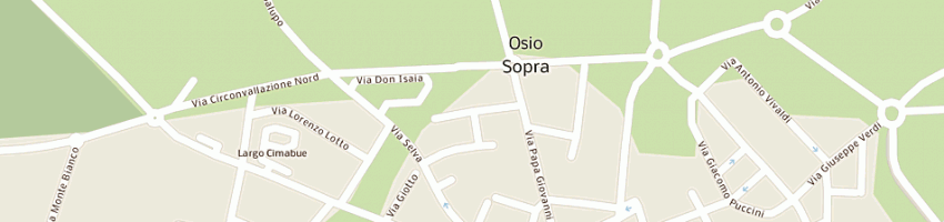 Mappa della impresa gregori piergiorgio a OSIO SOPRA