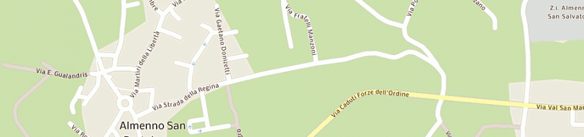 Mappa della impresa mazzoleni antonello a ALMENNO SAN BARTOLOMEO