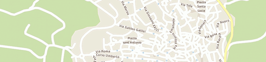 Mappa della impresa sale mpaola e c a DORGALI