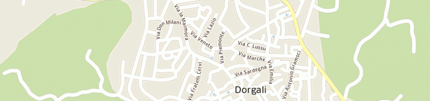 Mappa della impresa de serra giovanni a DORGALI