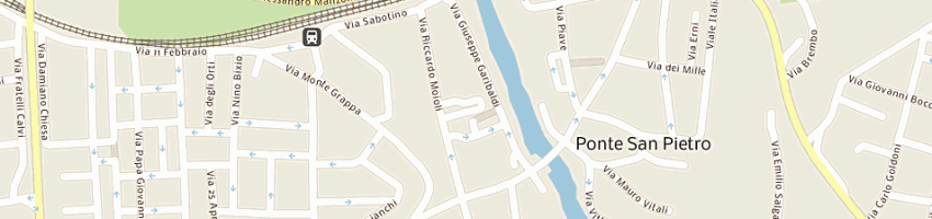 Mappa della impresa sala stf a PONTE SAN PIETRO