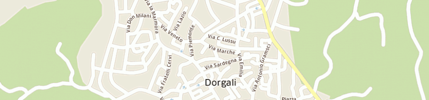 Mappa della impresa ruiu peppino srl a DORGALI