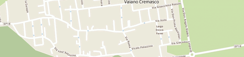 Mappa della impresa risport sas di fumagalli ferdinanda e c a VAIANO CREMASCO