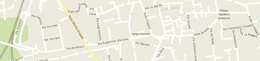 Mappa della impresa studio dentistico dr callioni roberto a TREVIGLIO