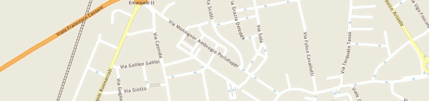 Mappa della impresa sarti severino sas di sarti roberto biagio a TREVIGLIO