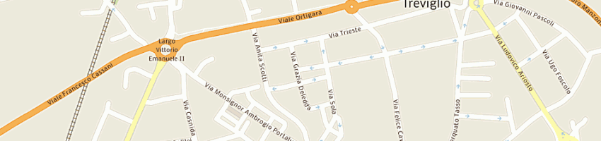 Mappa della impresa mancini p e c rappresentanze sas a TREVIGLIO