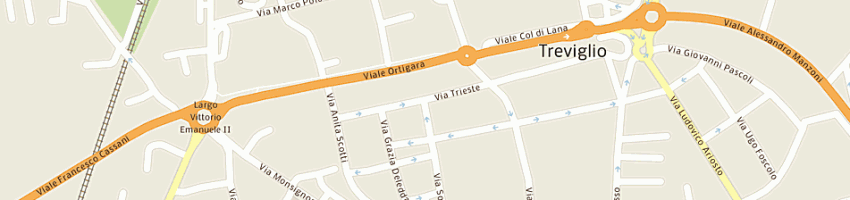 Mappa della impresa floris (srl) a TREVIGLIO