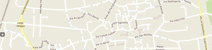 Mappa della impresa teatro filodrammatici comitato di gestione a TREVIGLIO