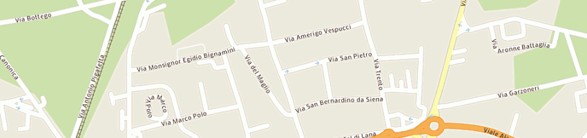 Mappa della impresa parrocchia di s pietro apostolo a TREVIGLIO