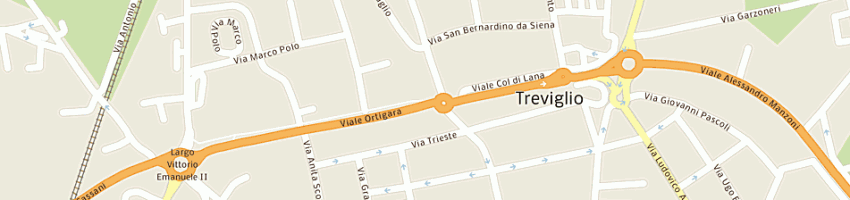 Mappa della impresa multitermo snc a TREVIGLIO