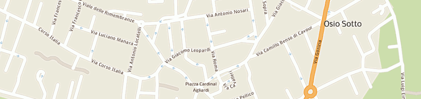 Mappa della impresa rv srl unipersonale a OSIO SOTTO
