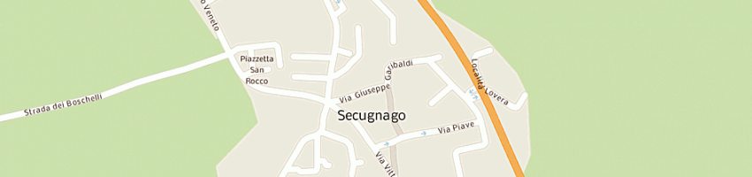 Mappa della impresa mandrini caterina e c snc a SECUGNAGO