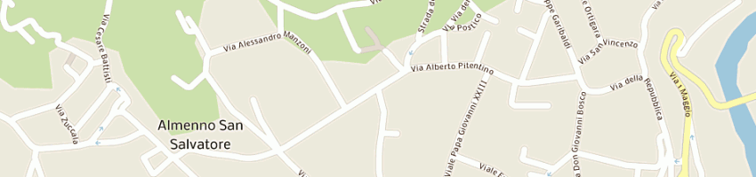 Mappa della impresa ab di borrelli e algieri snc a ALMENNO SAN SALVATORE