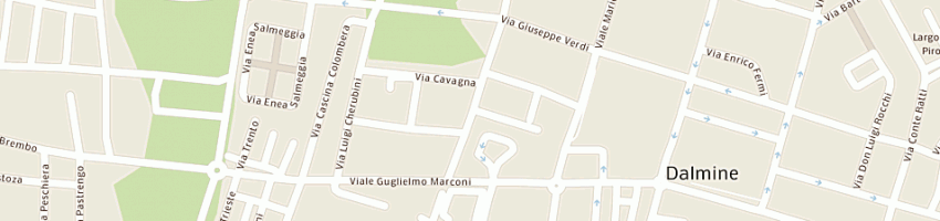 Mappa della impresa ollen project srl a DALMINE