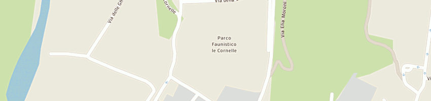 Mappa della impresa parco faunistico le cornelle srl a VALBREMBO