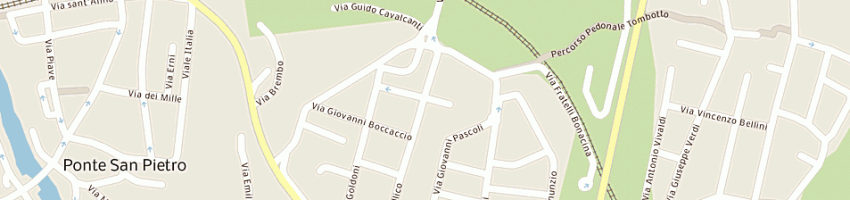 Mappa della impresa piazzoni sergio a MOZZO