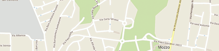 Mappa della impresa giuseppe locatelli costruzioni srl a MOZZO