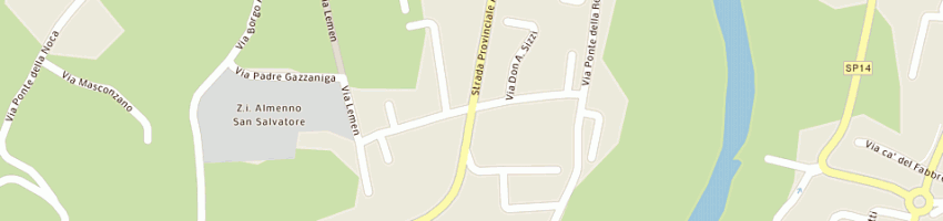Mappa della impresa gotti fabrizio a ALMENNO SAN SALVATORE