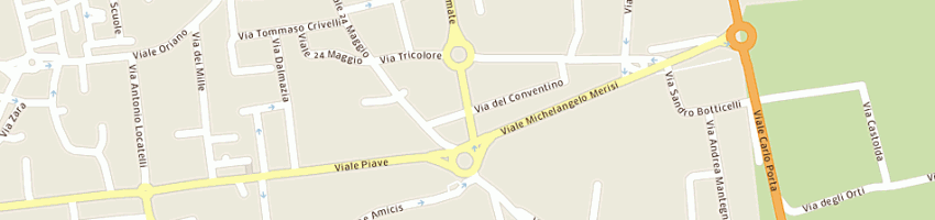 Mappa della impresa chigorno angelo a TREVIGLIO