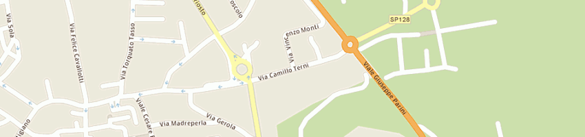 Mappa della impresa caffe' excelsior a TREVIGLIO