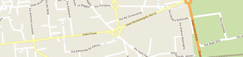 Mappa della impresa studio arco a CARAVAGGIO
