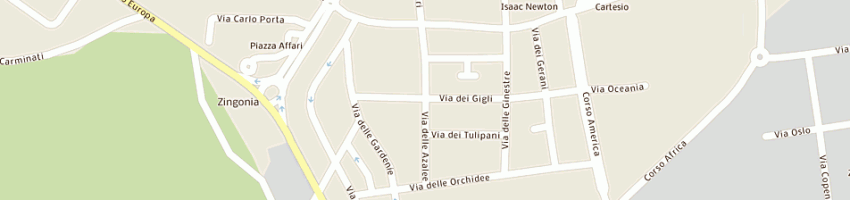 Mappa della impresa borella gian mario a VERDELLINO