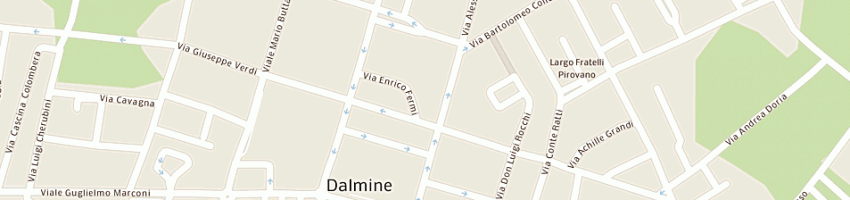 Mappa della impresa mazzoleni maria grazia a DALMINE