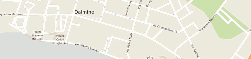 Mappa della impresa seven (srl) a DALMINE