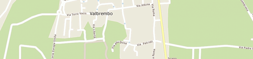 Mappa della impresa bar neroazzurro snc di piazzalunga vilma e m a VALBREMBO