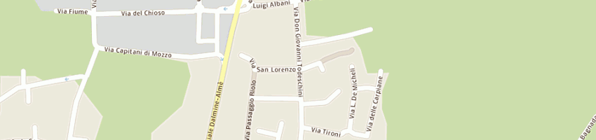 Mappa della impresa tessuti luciano di capitanio giuseppe a MOZZO