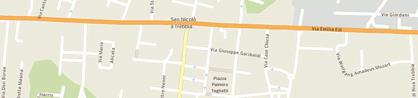 Mappa della impresa scuola media s nicolo' a trebbia a ROTTOFRENO