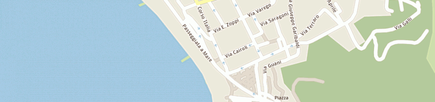 Mappa della impresa albergo garden a LEVANTO