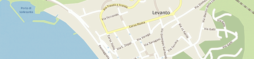 Mappa della impresa sampieri franco a LEVANTO