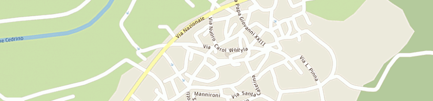 Mappa della impresa caggiu salvatore a GALTELLI
