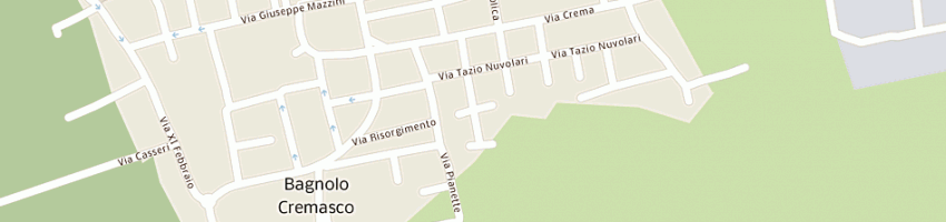 Mappa della impresa gamma costruzioni di rossetti re c (sas) a BAGNOLO CREMASCO