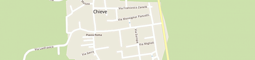 Mappa della impresa ristorante la lorenza a CHIEVE