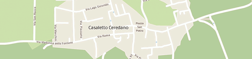 Mappa della impresa municipio a CASALETTO CEREDANO