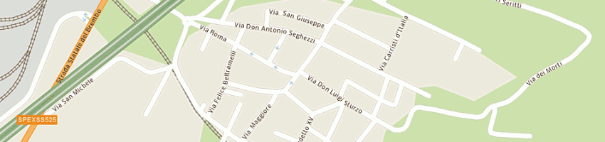 Mappa della impresa pagnoncelli leonilda a DALMINE