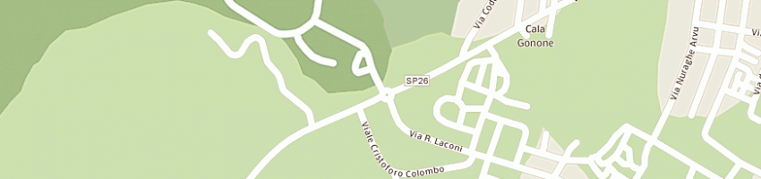 Mappa della impresa puddu carburanti sas a DORGALI