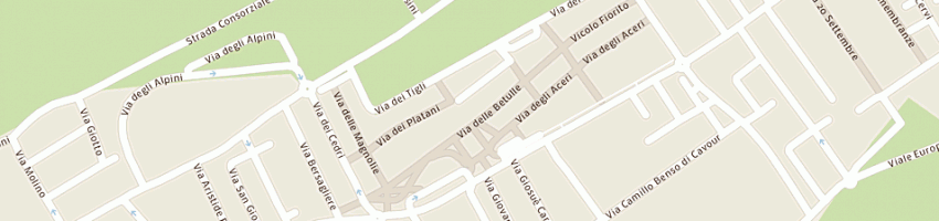 Mappa della impresa studio medico associato dr trebbi p - saletta f a TREVIOLO