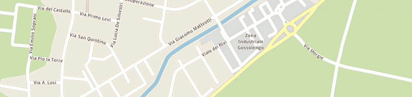 Mappa della impresa cristalli a GOSSOLENGO