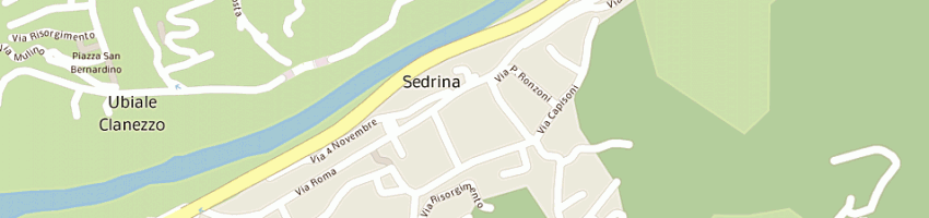 Mappa della impresa unicalce spa a SEDRINA