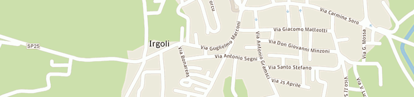Mappa della impresa minzoni antonio a IRGOLI