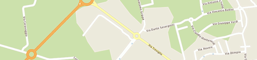 Mappa della impresa finzeta spa a CARAVAGGIO